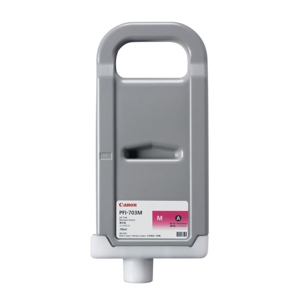 Canon PFI-703 M (Magenta) Kırmızı Plotter Orijinal Mürekkep Kartuş 700 ml. (2965B001)