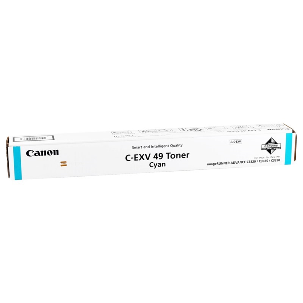 Canon EXV-49 Orjinal Mavi Toner IR-C 3300 3320 3325 3330 3525 3826 3720 3730 (8525B002)