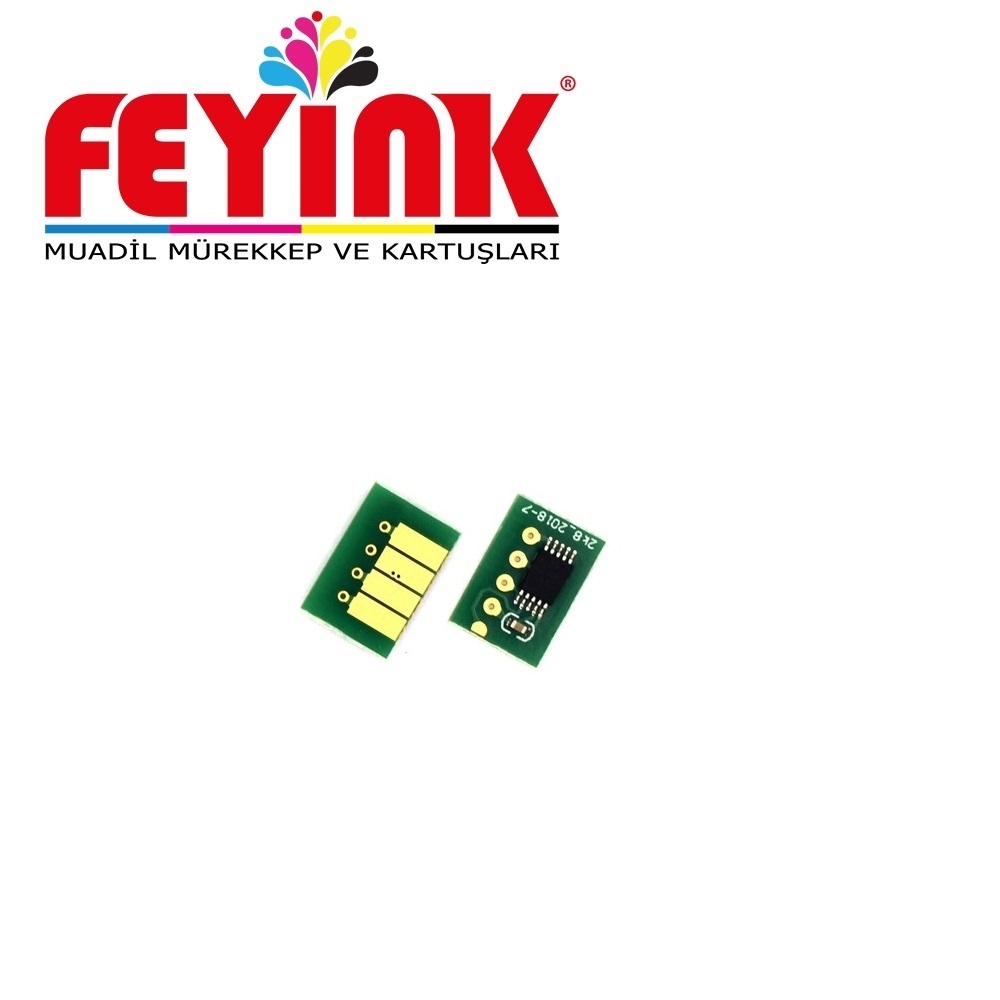 Feyink® Hp 745 Yellow (Y) Çip 300ml, T7200, T7300, T795, T1300, T1200, T1120, T770