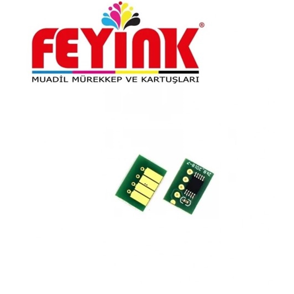 Feyink® Hp 70 Matt Black (MK) Çip Resetleyicili Z2100/Z5200/Z5400 Chip