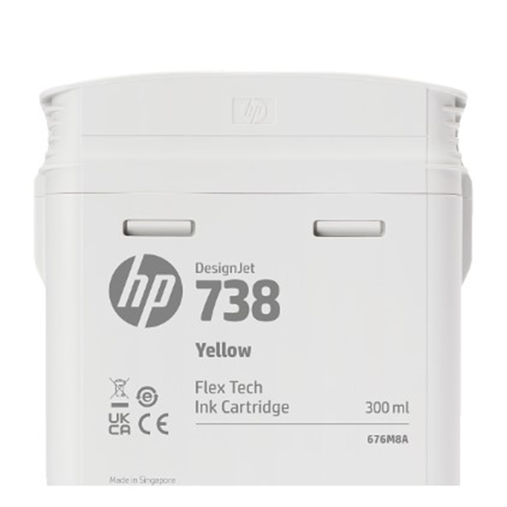 HP 738 Yellow 130 ml. Sarı DesignJet Orijinal Mürekkep Kartuşu (498N7A)