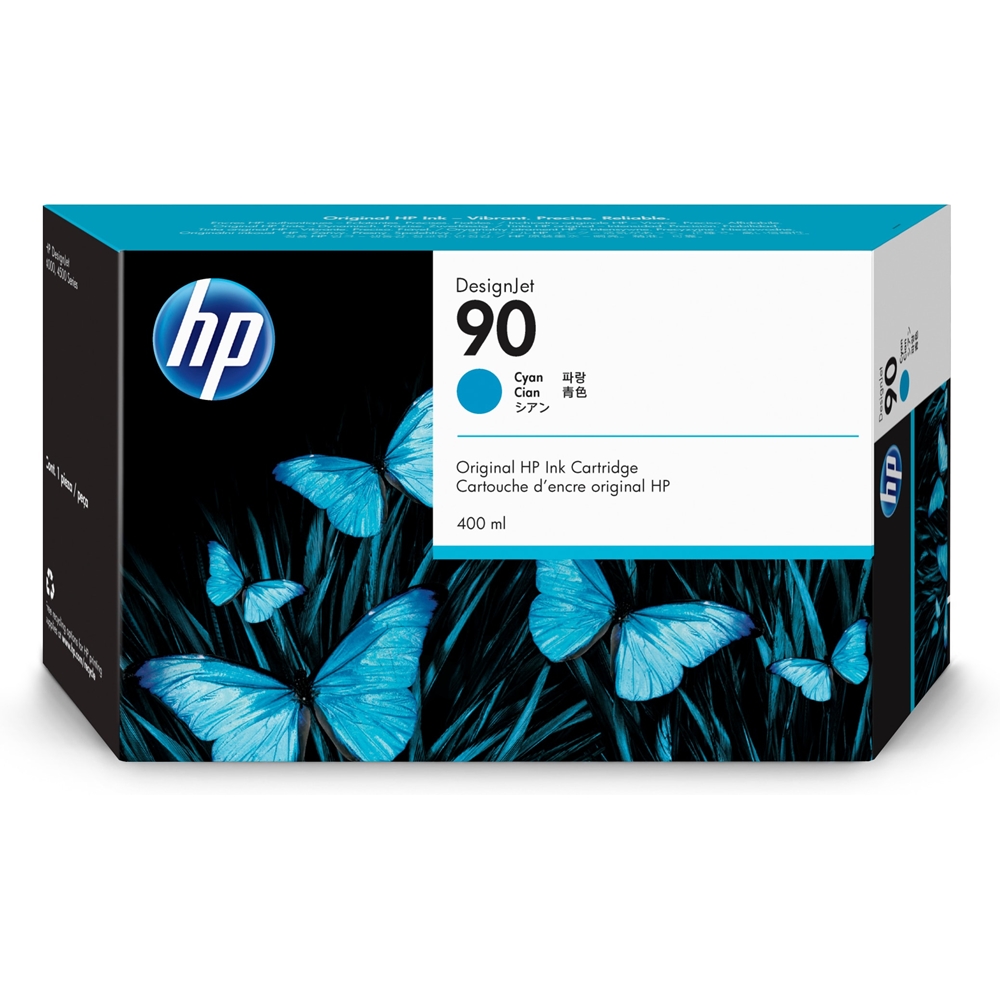 HP 90 Cyan 400 ml. Mavi Orijinal Plotter Designjet Mürekkep Kartuşu (C5061A)