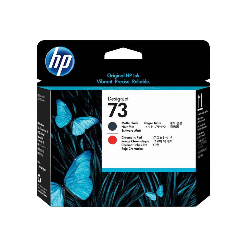 HP 73 Matt Black/Chromatic Red Baskı Kafası Orijinal Plotter Designjet Printhead (CD949A)