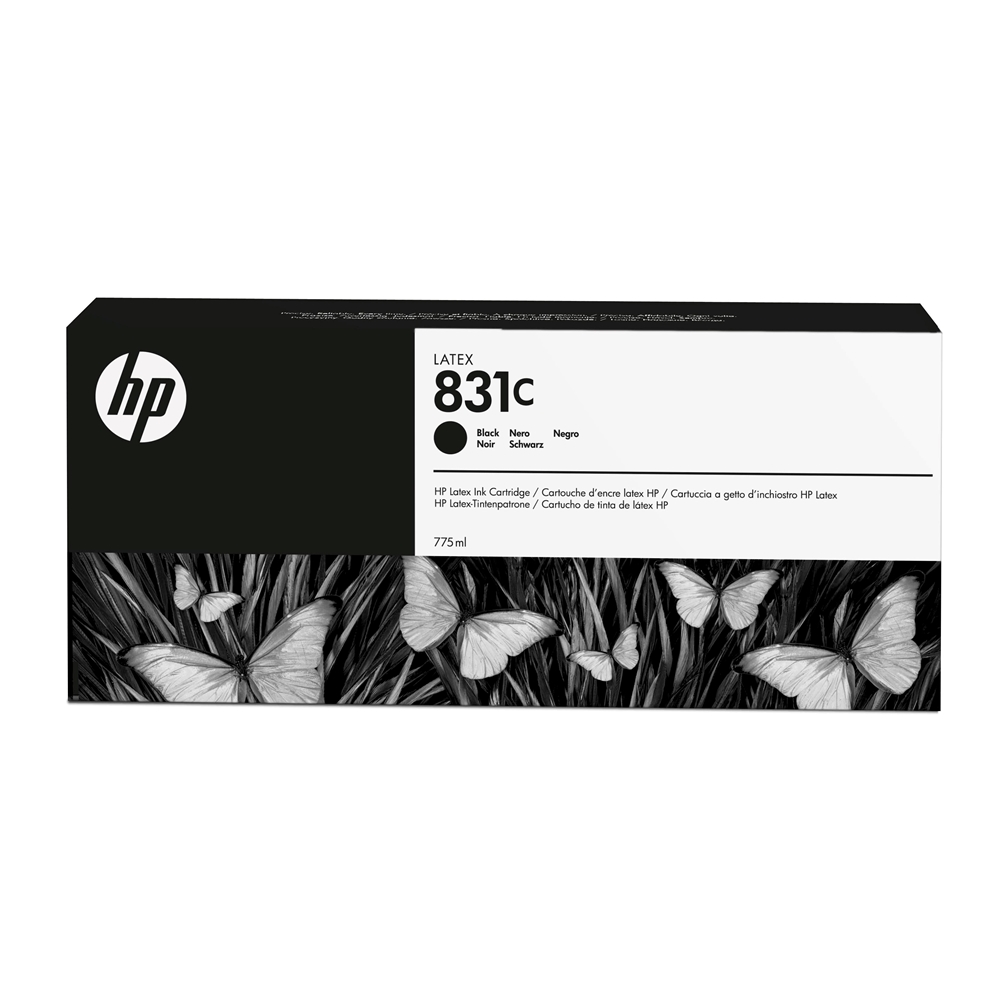 HP 831C Black 775 ml. Siyah Orijnal Latex Mürekkep Kartuşu (CZ694A)