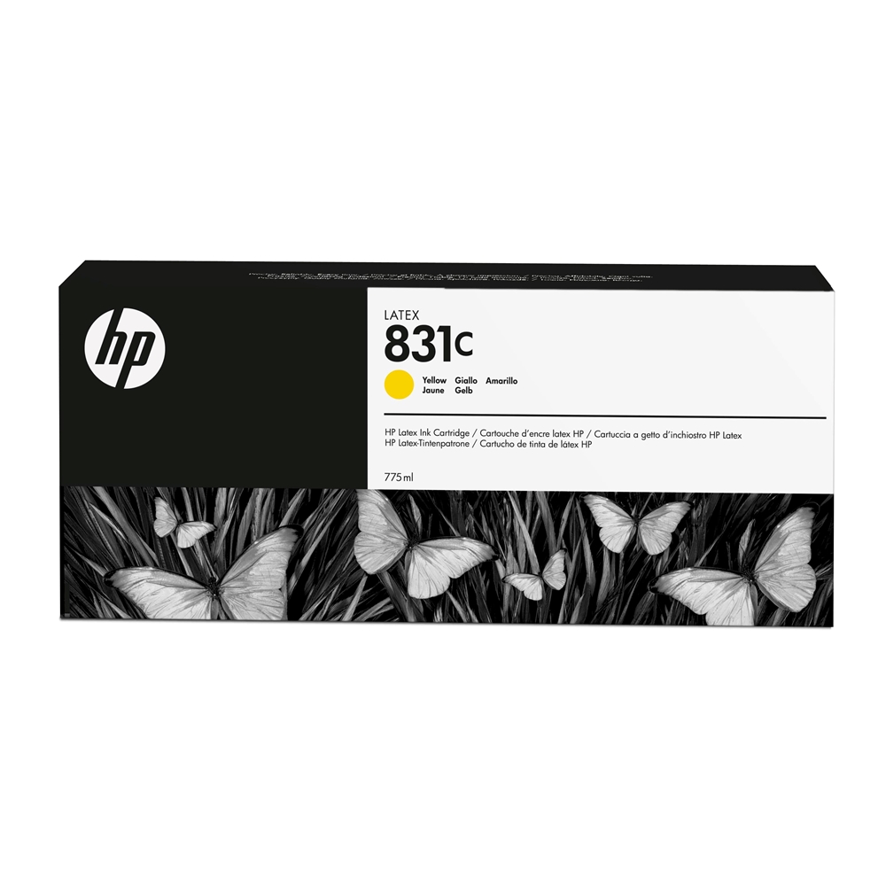 HP 831C Yellow 775 ml. Sarı Orijnal Latex Mürekkep Kartuşu (CZ697A)