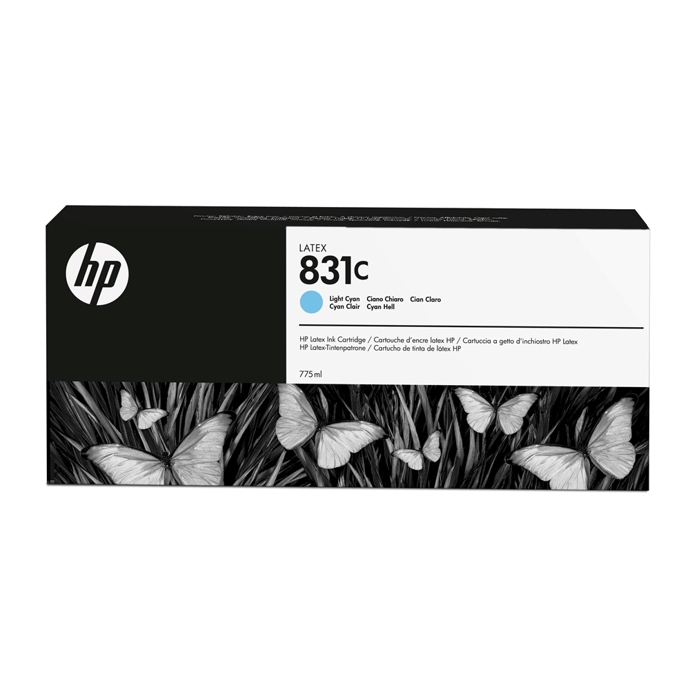 HP 831C Light Cyan 775 ml. Açık Mavi Orijnal Latex Mürekkep Kartuşu (CZ698A)