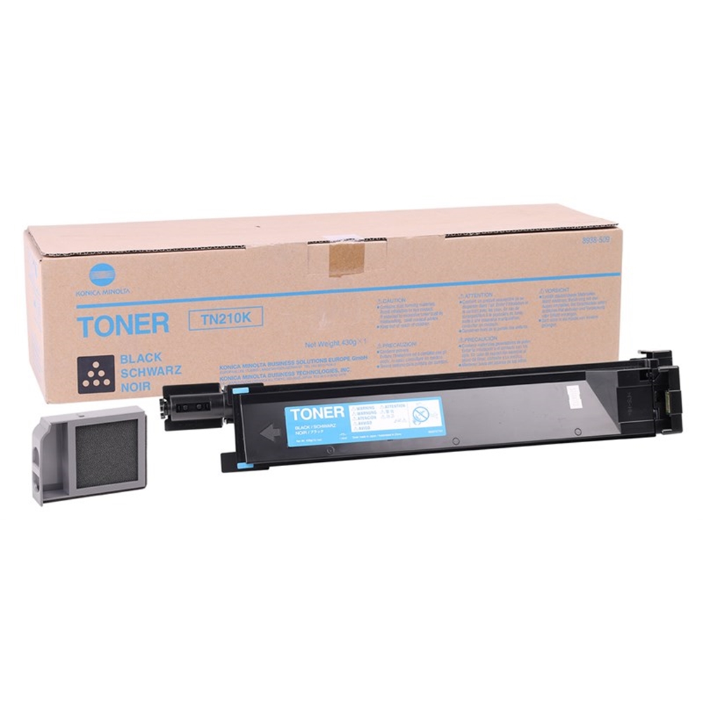 Konica Minolta-Develop TN-210 Katun Siyah Toner Bizhub C250 C252 Ineo +250 +251