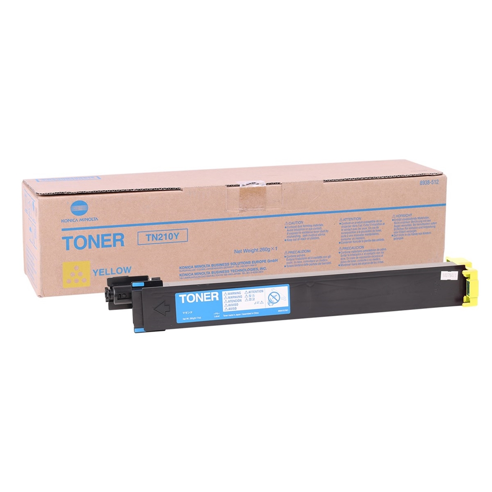 Konica Minolta-Develop TN-210 Katun Sarı Toner Bizhub C250 C252 Ineo +250 +251