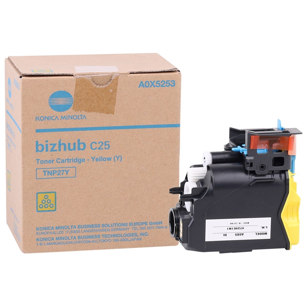 Konica Minolta TNP-27 Orjinal Sarı Toner Bizhub C25 (A0X5253)