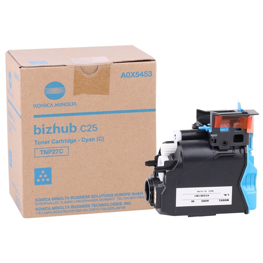 Konica Minolta TNP-27 Orjinal Mavi Toner Bizhub C25 (A0X5453)