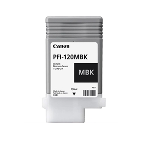 Canon PFI-120 MBK Mat Siyah Plotter Orijinal Mürekkep Kartuş 130 ml. (2884C001)