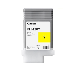 Canon PFI-120 Y (Yellow) Sarı Plotter Orijinal Mürekkep Kartuş 130 ml. (2888C001)