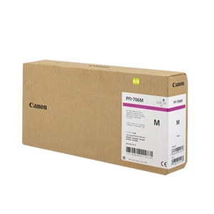 Canon PFI-706 M (Magenta) Kırmızı Plotter Orijinal Mürekkep Kartuş 700 ml. (6683B001)