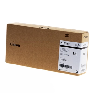 Canon PFI-707 BK (Photo Black) Fotoğraf Siyahı Plotter Orijinal Mürekkep Kartuş 700 ml (9821B001)