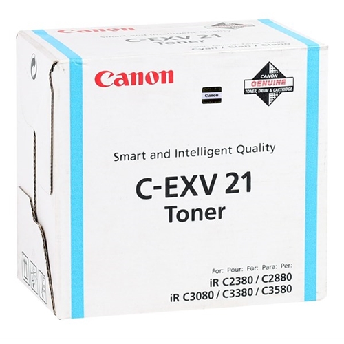 Canon EXV-21 Orginal Mavi Toner IR-C 2380 3380 2550 2580 2880 3080 3380 3480 (0453B002)