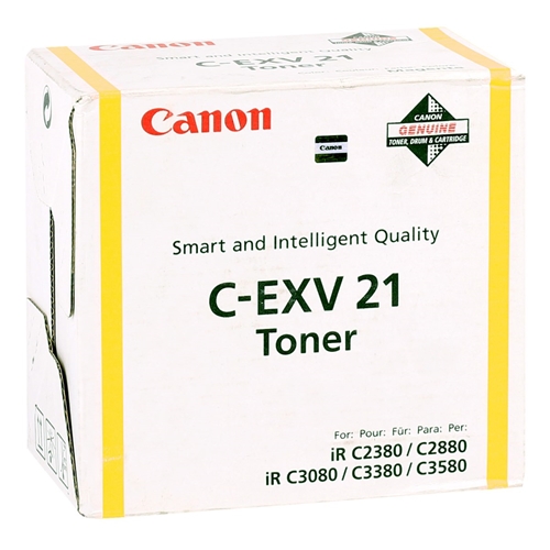 Canon EXV-21 Orjinal Sarı Toner IR-C 2380 3380 2550 2580 2880 3080 3380 3480 (0455B002)