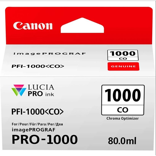 Canon PFI-1000 CO (Chroma Optimizer) A2 Yazıcı Orijinal Mürekkep Kartuş 80 ml. (0556C001)