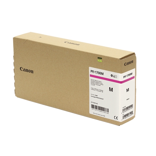 Canon PFI-1700 M (Magenta) Kırmızı Plotter Orijinal Mürekkep Kartuş 700 ml. (0777C001)