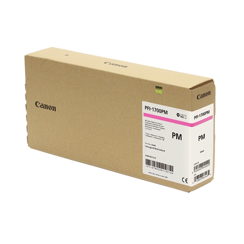 Canon PFI-1700 PM (P.Magenta) Fotoğraf Kırmızı Plotter Orijinal Mürekkep Kartuş 700 ml. (0780C001)