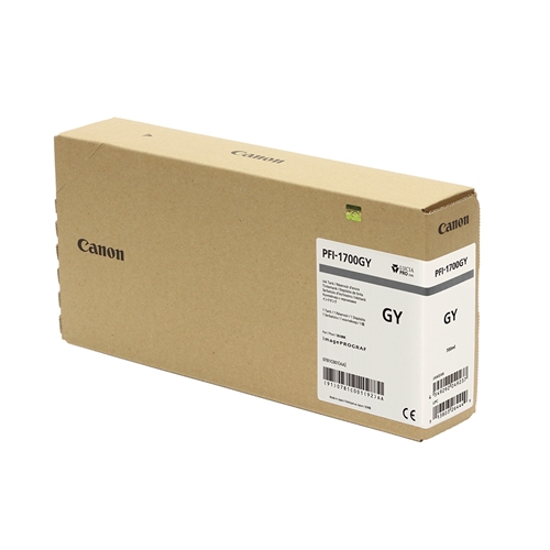 Canon PFI-1700 GY (Gray) Gri Plotter Orijinal Mürekkep Kartuş 700 ml. (0781C001)