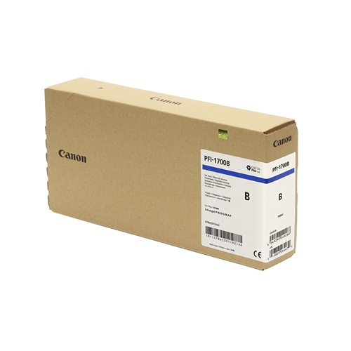 Canon PFI-1700 B (Blue) Mavi Plotter Orijinal Mürekkep Kartuş 700 ml. (0784C001)