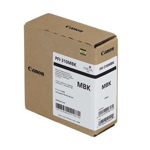 Canon PFI-310 MBK Mat Siyah Plotter Orijinal Mürekkep Kartuş 330 ml. (2358C001)