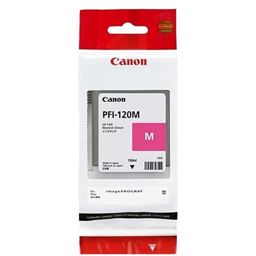 Canon PFI-120 M (Magenta) Kırmızı Plotter Orijinal Mürekkep Kartuş 130 ml. (2887C001)