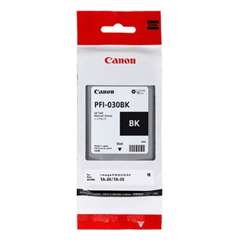 Canon PFI-030 BK (Photo Black) Fotoğraf Siyah Orijinal Mürekkep Kartuş 55 ml. (3489C001)
