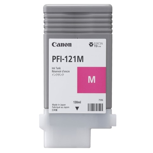Canon PFI-121 M (Magenta) Kırmızı Plotter Orijinal Mürekkep Kartuş 130 ml. (6267C001)