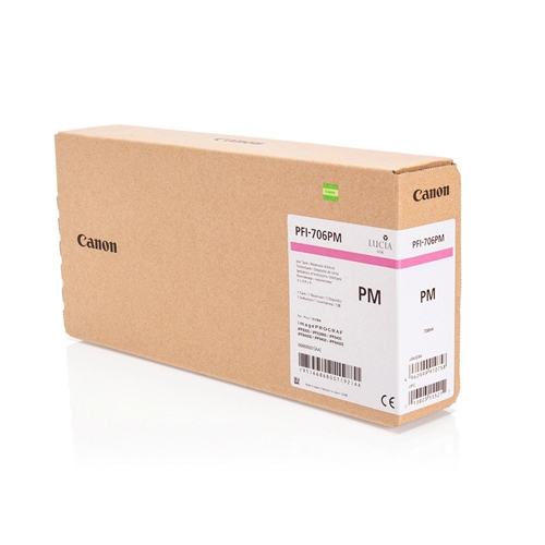 Canon PFI-706 PM Fotoğraf Kırmızı Plotter Orijinal Mürekkep Kartuş 700 ml. (6686B001)