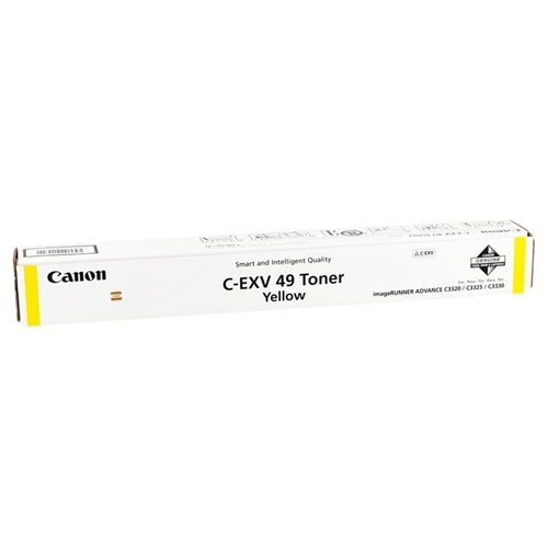 Canon EXV-49 Orjinal Sarı Toner IR-C 3300 3320 3325 3330 3826 3720 3730 (8527B002)