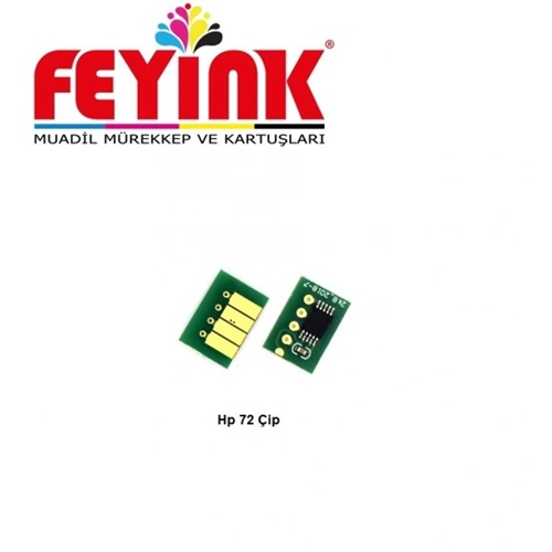 Feyink® Hp 72 Gray (G) Çip Resetleyicili T610/T770/T790/T795/T1300/T2300 Chip