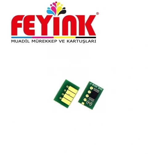 Feyink® Hp 70 Sol Kartuş Ünitesi Resetleyicili tek Çip (LGY-PK-MK-LM-LC-R) (Z2100-Z3200-Z5200)