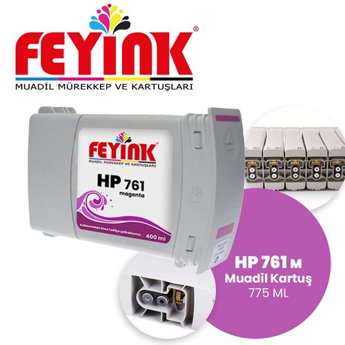 Feyink® Hp 761-765 Magenta (M) Feyink Muadil Kartuş 400ml Designjet 7100/T7200