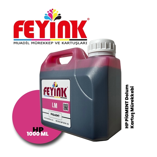 Feyink® Hp Z Serisi Plotter Pigment Kartuş Dolum Mürekkebi Z2100/Z5200/Z5400/Z5600/LM (Light Magenta