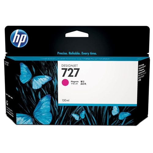 HP 727 Magenta 130 ml. Kırmızı Orijinal Plotter Designjet Mürekkep Kartuşu (B3P20A)