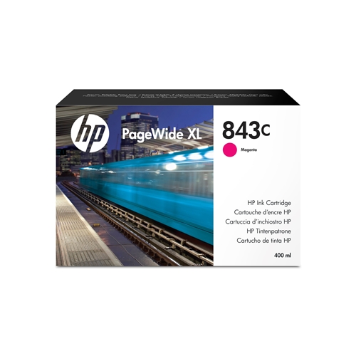 HP 843C Magenta 400 ml. Macenta Orijinal PageWide XL Mürekkep Kartuşu (C1Q67A)