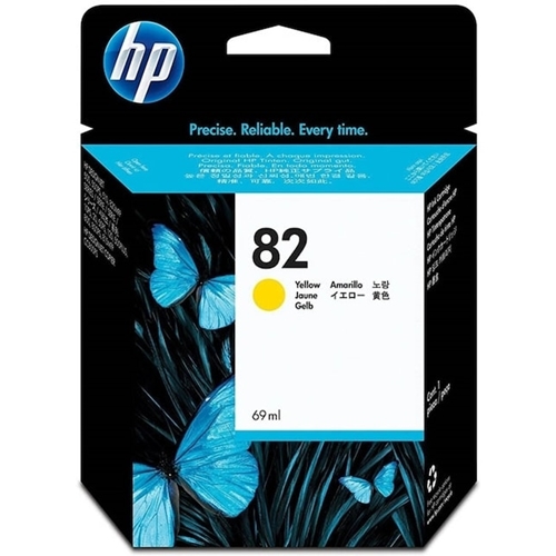 HP 82 Yellow 69ml. Yellow Orijinal Plotter Designjet Mürekkep Kartuşu (C4913A)