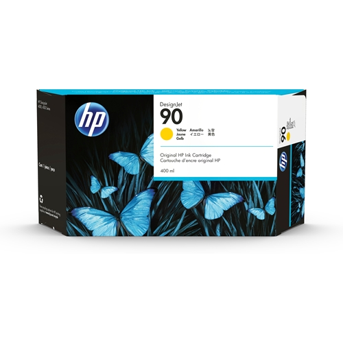 HP 90 Yellow 400 ml. Sarı Orijinal Plotter Designjet Mürekkep Kartuşu (C5065A)