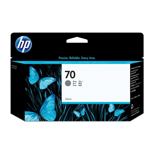 HP 70 Gray 130 ml. Gri Orijinal Plotter Designjet Mürekkep Kartuşu (C9450A)