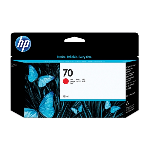 HP 70 Red 130 ml. Kırmızı Orijinal Plotter Designjet Mürekkep Kartuşu (C9456A)