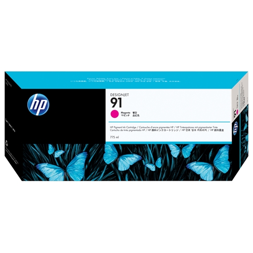 HP 91 Magenta 775 ml. Kırmızı Orijinal Plotter Designjet Mürekkep Kartuşu (C9468A)