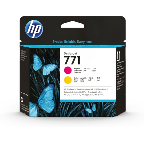 HP 771 Magenta/Yellow Baskı Kafası Orijnal Plotter Designjet Printhead (CE018A)