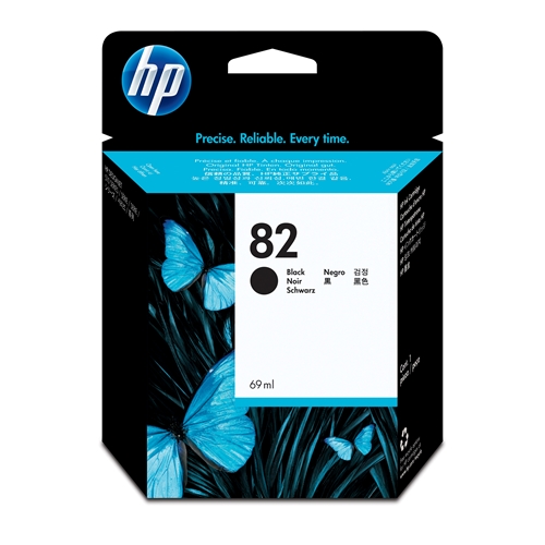 HP 82 Black 69ml. Siyah Orijinal Plotter Designjet Mürekkep Kartuşu (CH565A)