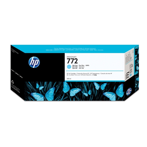 HP 772 Light Cyan 300 ml. Açık Mavi Orijinal Plotter Designjet Mürekkep Kartuşu (CN632A)