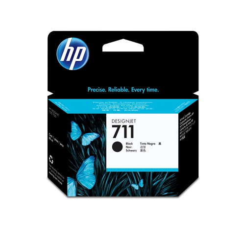 HP 711 Black 80 ml. Siyah Orijinal Plotter DesignJet Mürekkep Kartuşu (CZ133A)