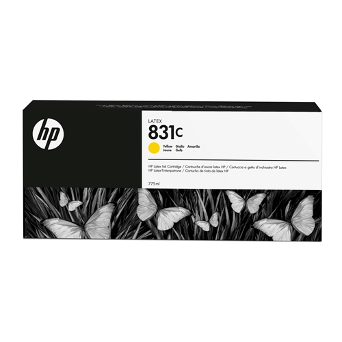 HP 831C Yellow 775 ml. Sarı Orijnal Latex Mürekkep Kartuşu (CZ697A)