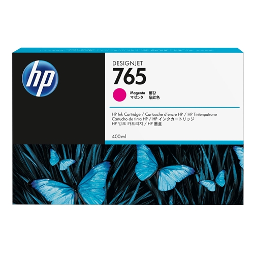 HP 765 Magenta 400 ml. Kırmızı Orijinal Plotter Designjet Mürekkep Kartuşu (F9J51A)