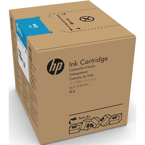 HP 871C Cyan 3 Litrelik Mavi Orijnal Latex Mürekkep Kartuşu (G0Y79C)