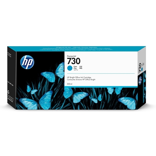 HP 730 Cyan 300 ml. Mavi Orijinal Plotter Designjet Mürekkep Kartuşu (P2V68A)